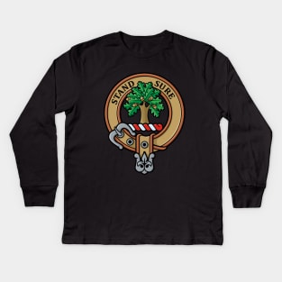 Clan Anderson Crest Kids Long Sleeve T-Shirt